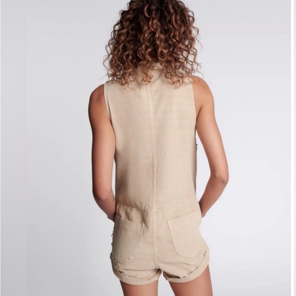 ONE SPOON X FREE PEOPPE  Sleeveless Zip-Up Romper EXTRA LARGE NWT - Picture 2 of 7